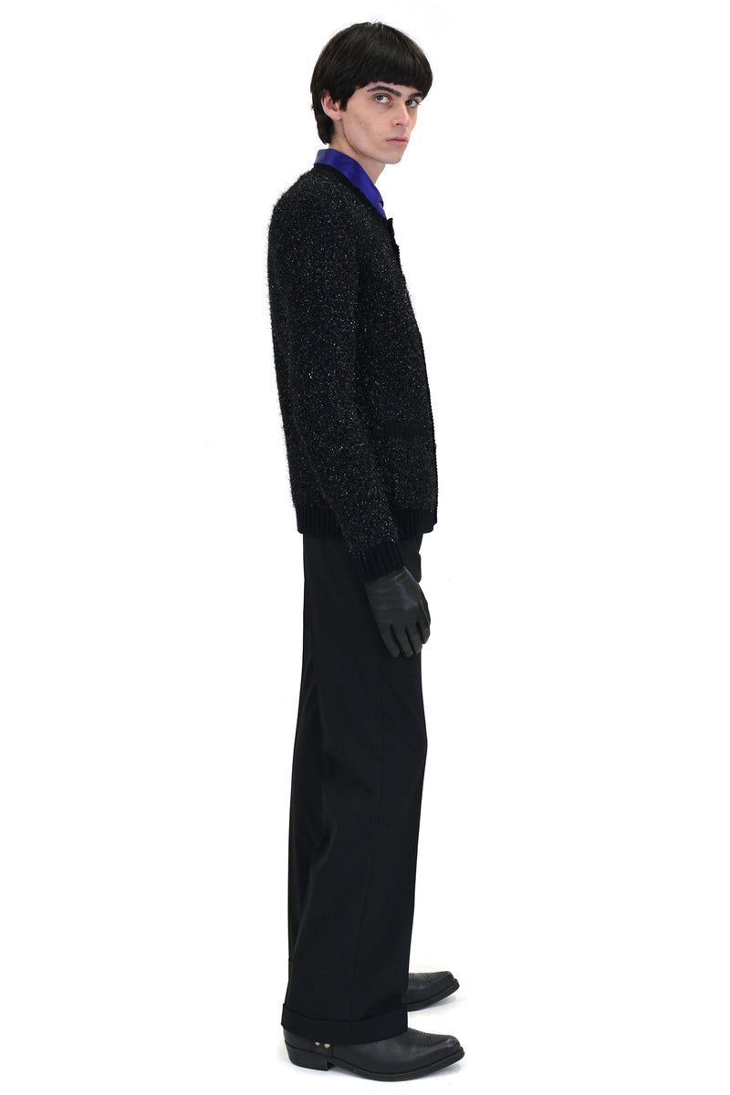 Ernest W. Baker Sparkly Cardigan, Black Lurex – SOOP SOOP