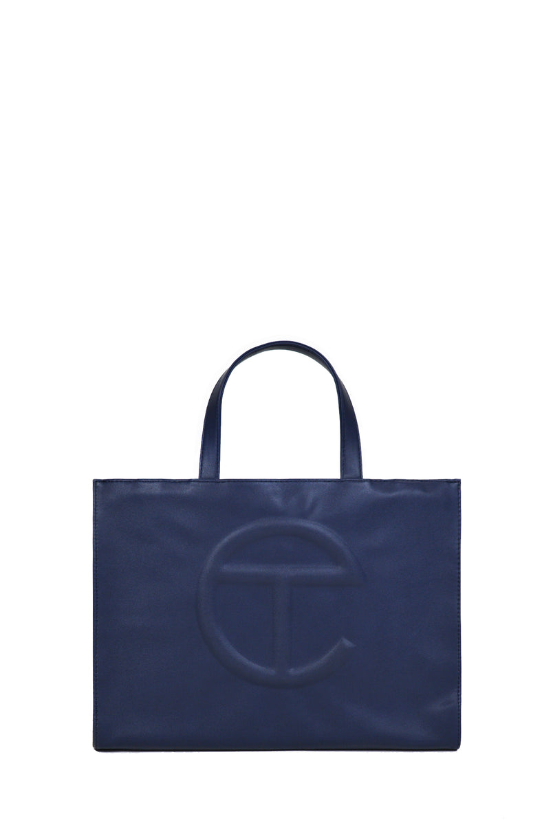 Telfar Medium Shopping Bag, Navy – SOOP SOOP