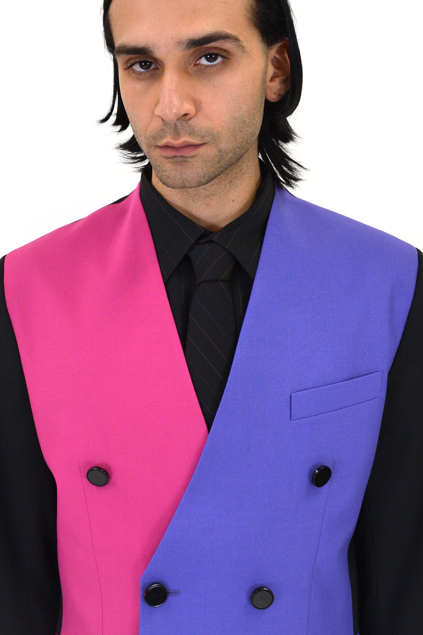 Ernest W. Baker Colour-Block Blazer