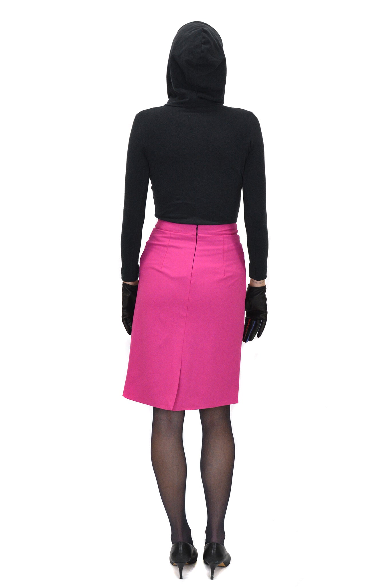 Ernest W. Baker Pencil Skirt, Fuchsia