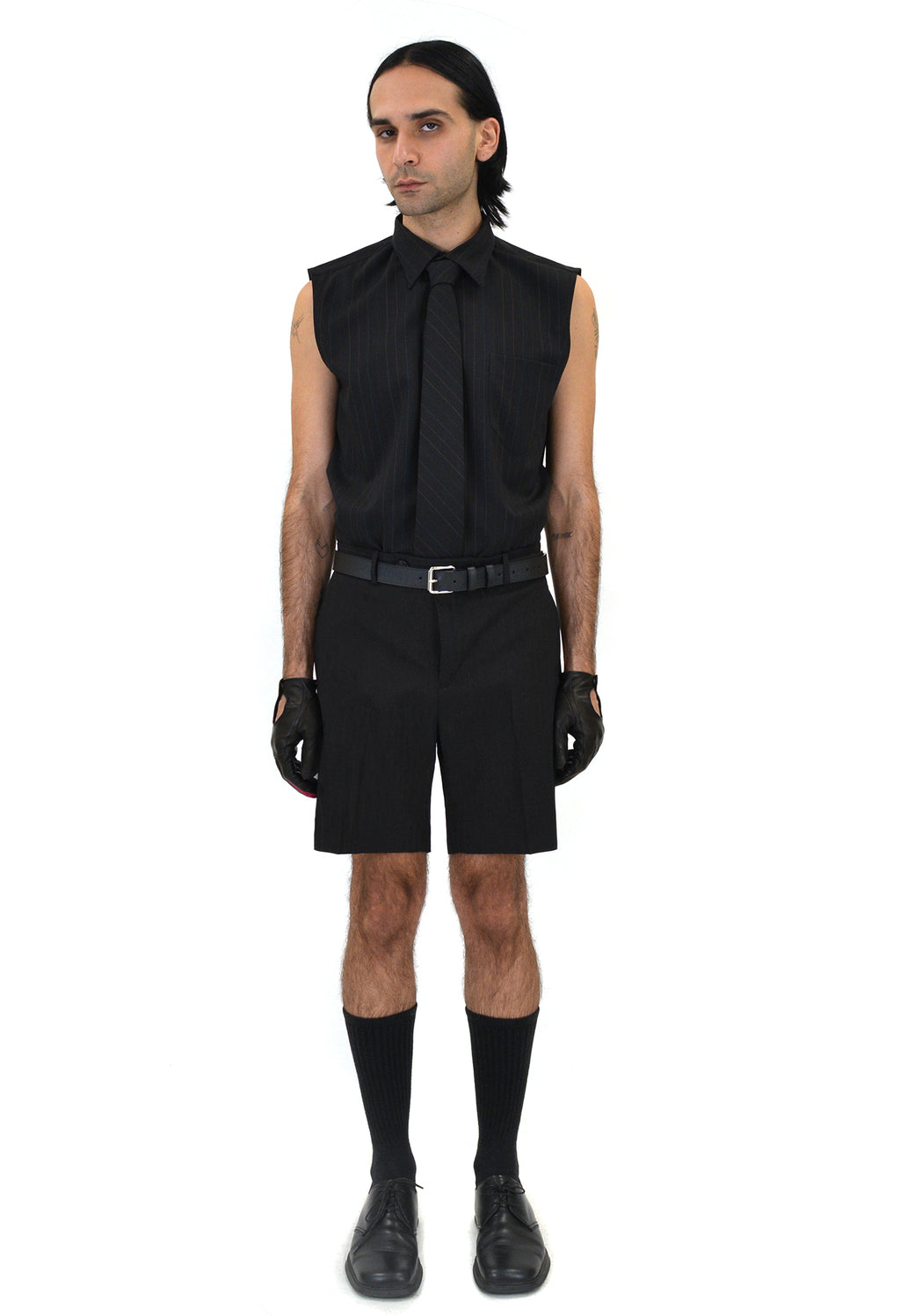 Ernest W. Baker Trouser Shorts, Black