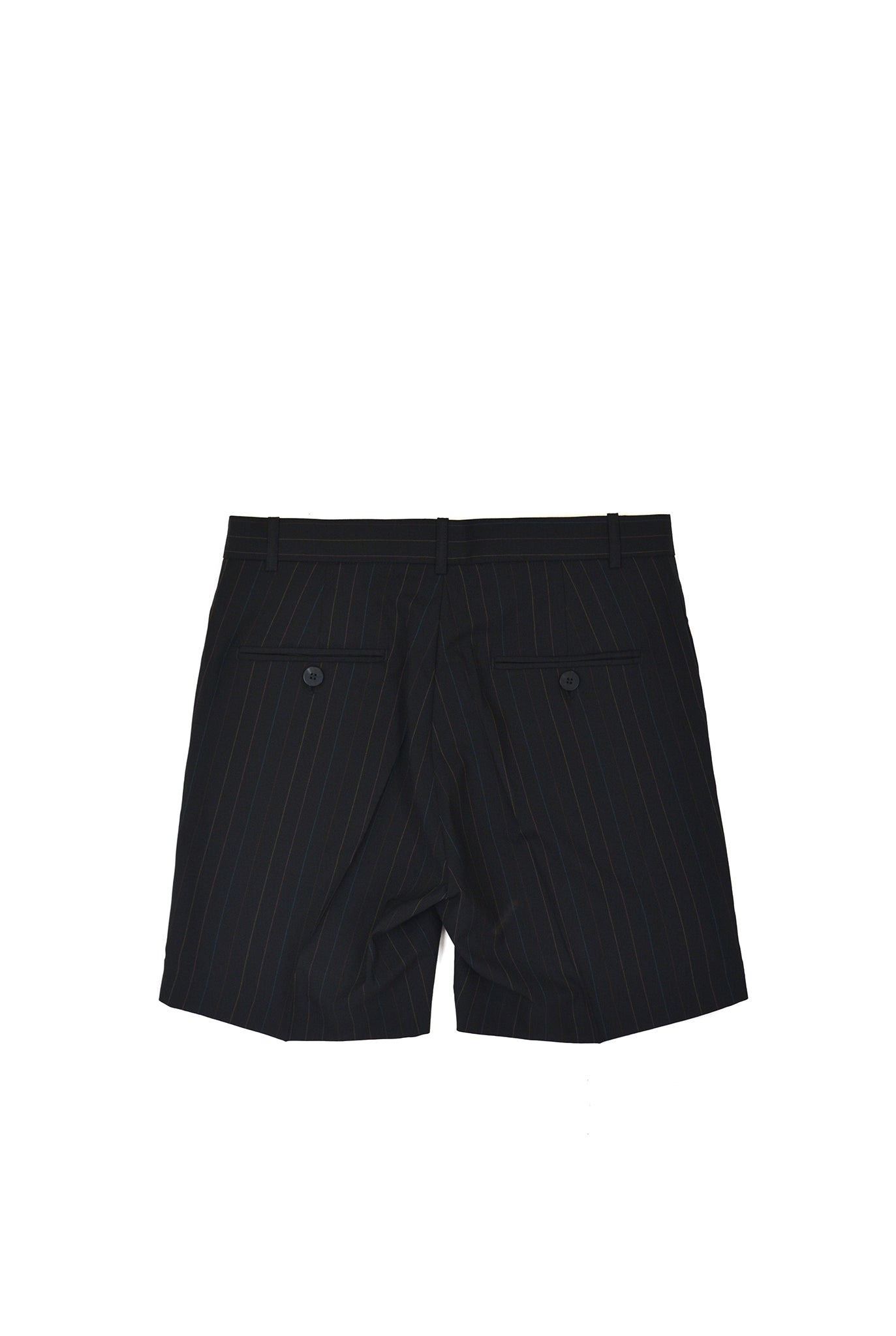 Ernest W. Baker Trouser Shorts, Rainbow Pinstripe