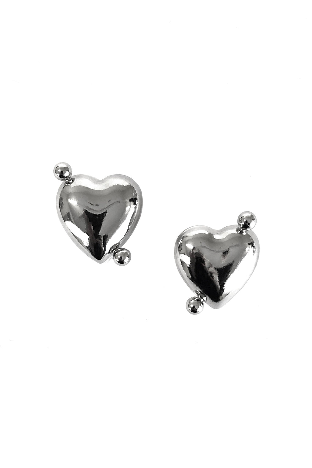 Justine Clenquet Sasha Earrings, Palladium - ONE LEFT!