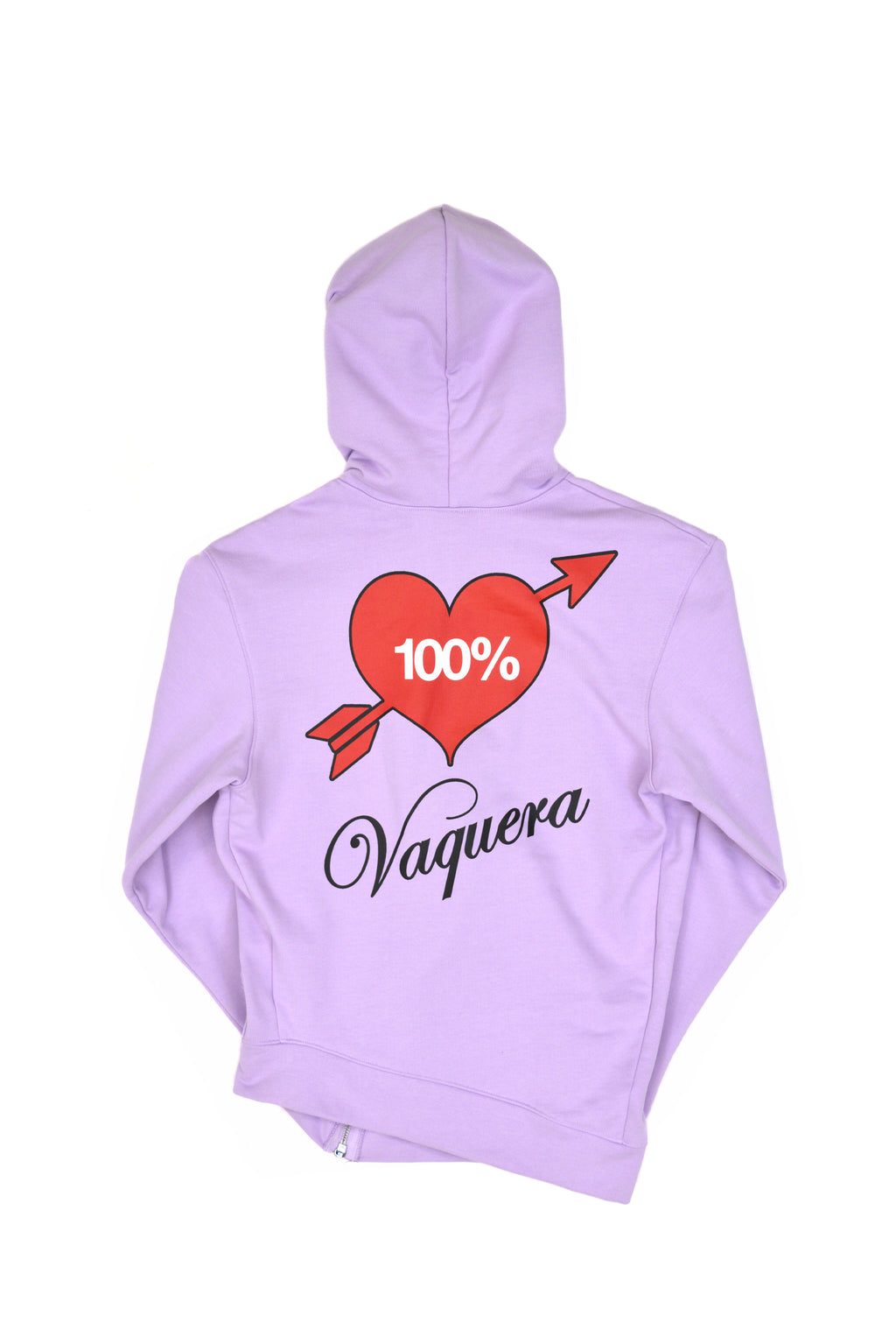 100% Vaquera Twisted Hoodie, Lilac