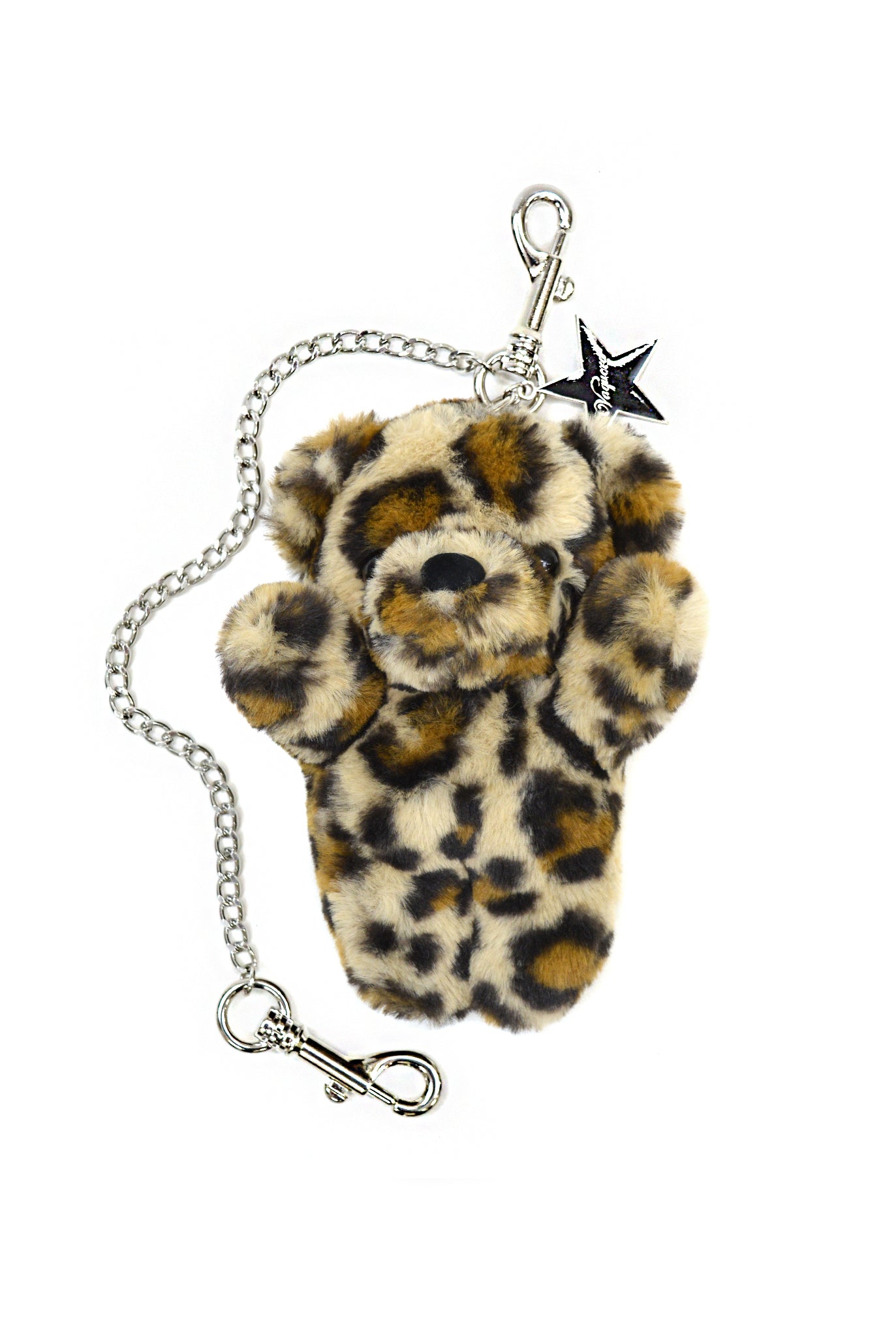 Vaquera Teddy Bear Key Chain, Leopard